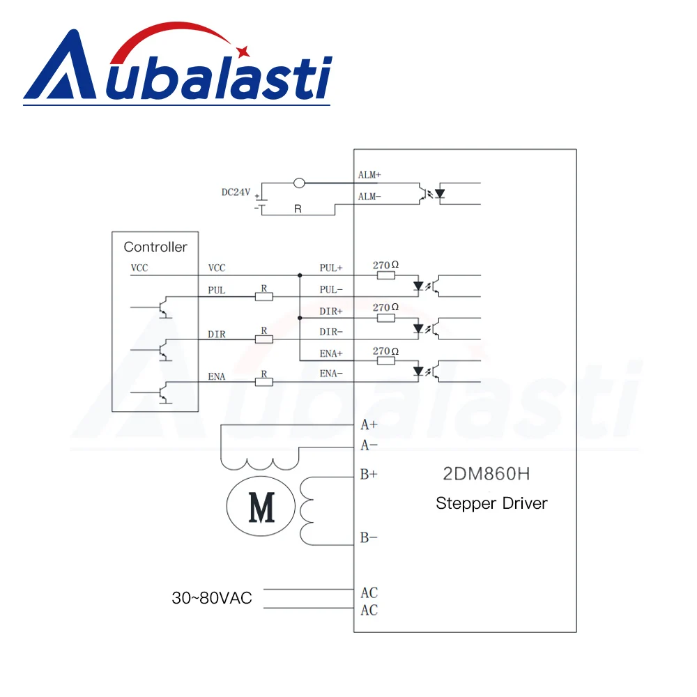 JMC 2 المرحلة الرقمية السائر سائق 2DM860H 2.1A-8.4A 24-110VDC 18-80VAC العالمي ل NEMA34 محرك متدرج ماكينة الحفر باستخدام الحاسب الآلي