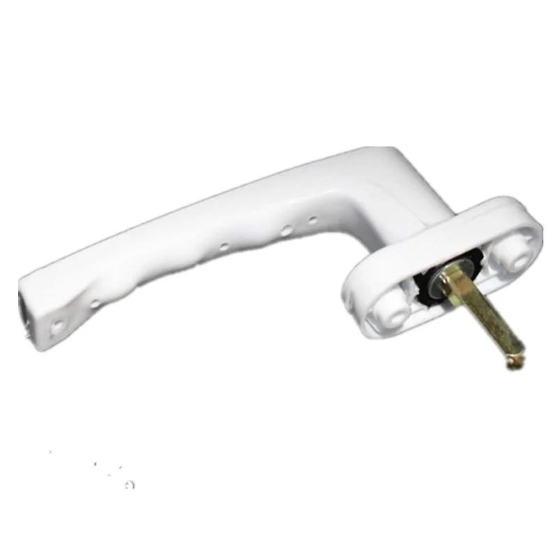 Plastic Steel Doors And Windows Inside Flat Open Plastic Wrap Iron Pull Rotating Handle