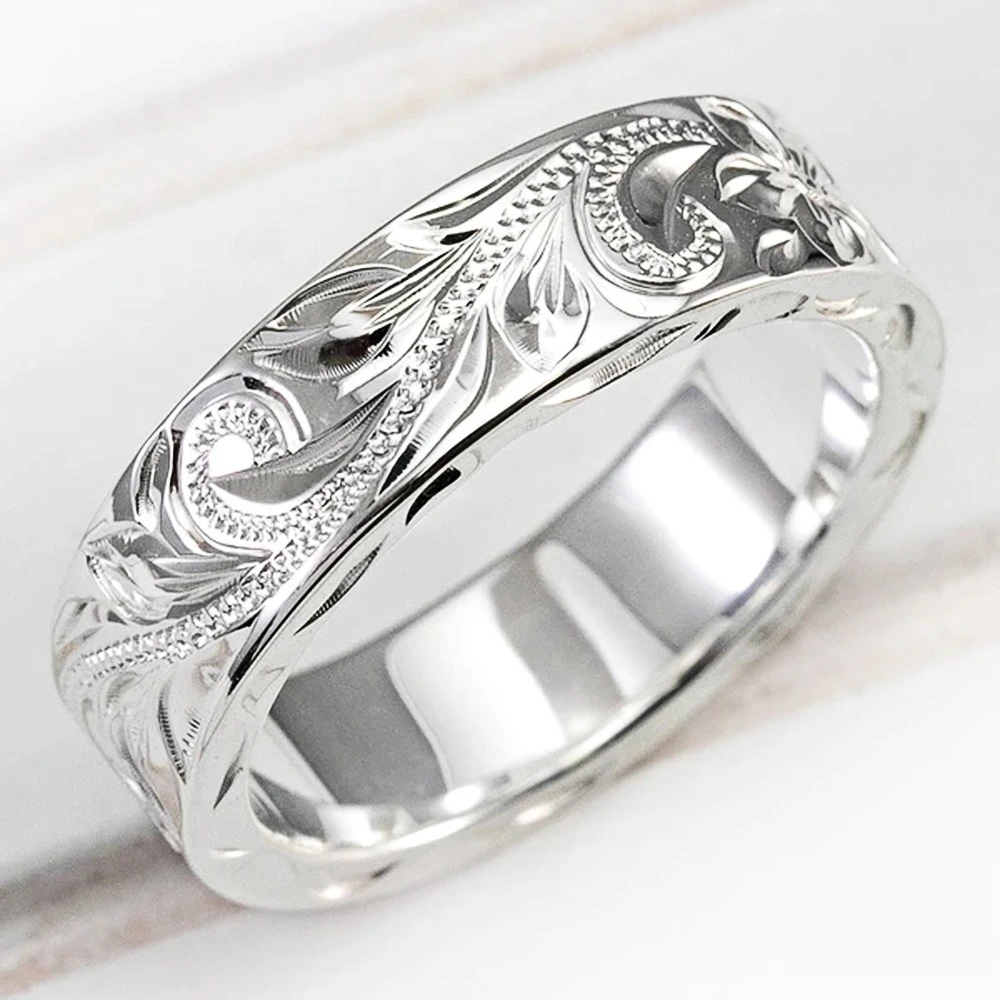 CAOSHI Delicate Design Aesthetic Finger Rings For Women Metal Silver Color Accessories Elegant Temperament Female Wedding Bands