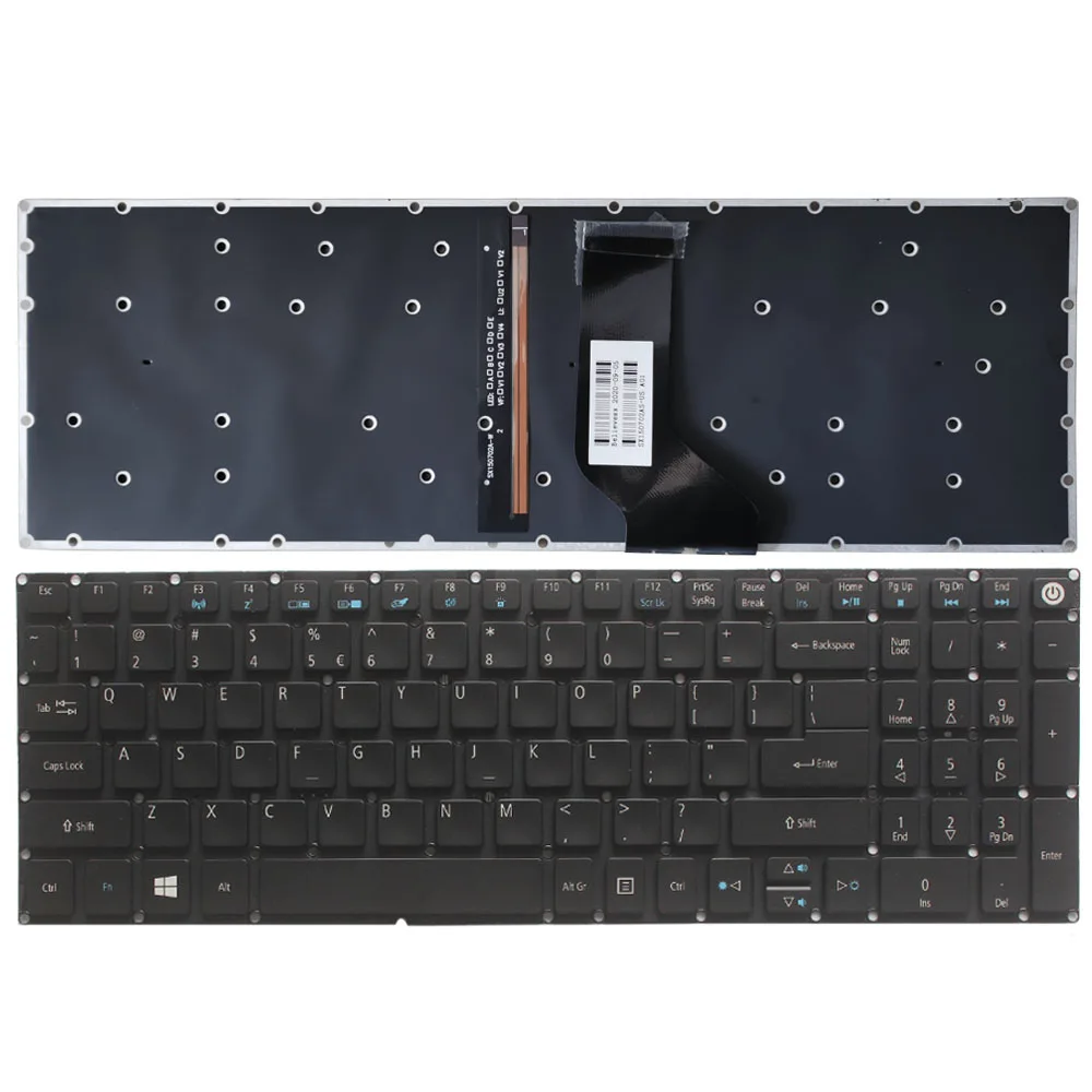 

New Laptop English Keyboard for ACER Aspire V15 T5000 N15Q1 N15W7 N15W6 N15Q12 N15Q1 N15W1 N15W2 US Layout With Backlight