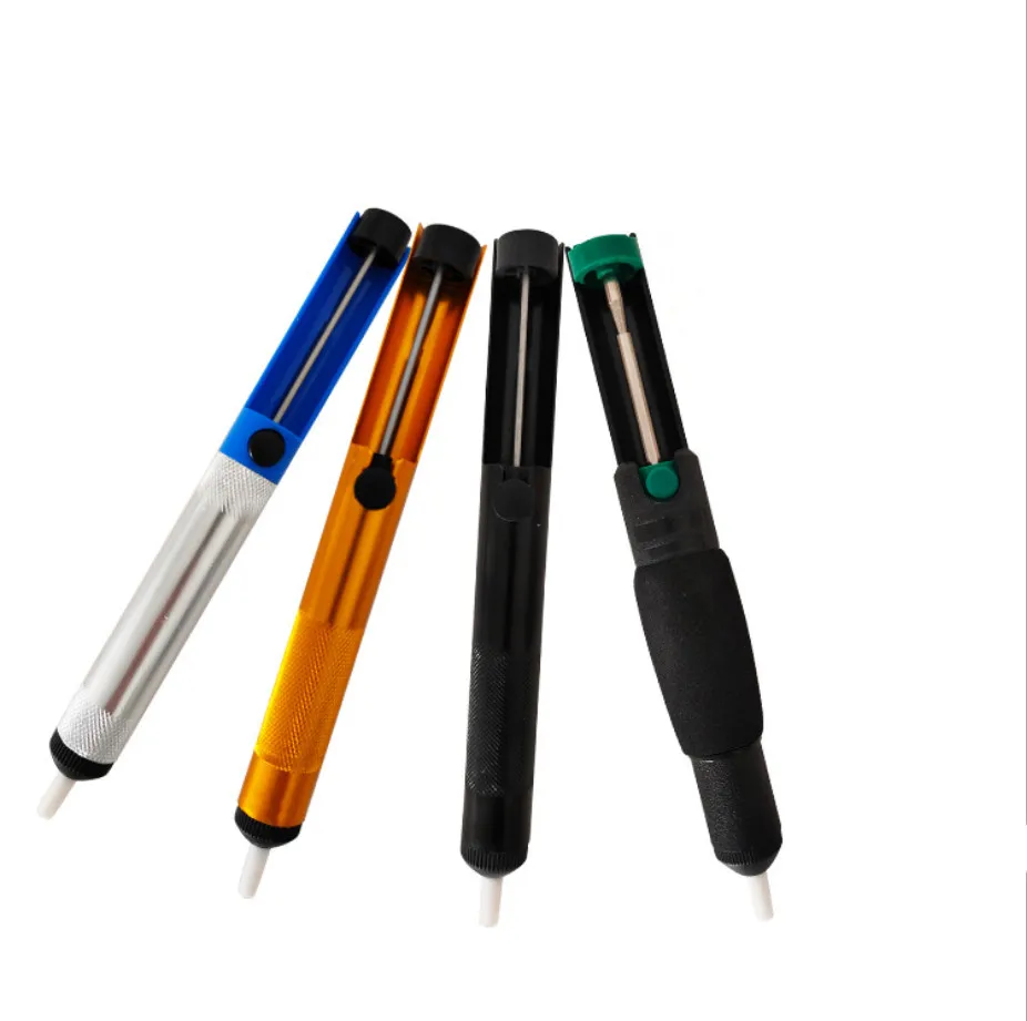 

Aluminum Metal Desoldering Pump Suction Tin Gun Soldering Sucker Pen Removal Vacuum Soldering Iron Desolder Hand Welding Tools