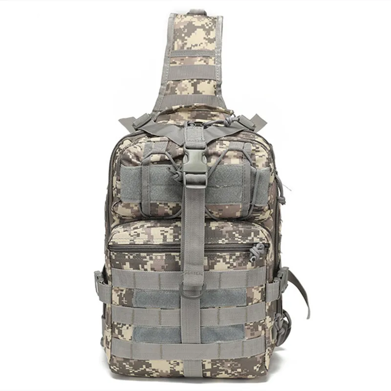 2024 New Casual Messenger Bag 3P Attack Backpack Multifunctional Camouflage Outdoor One-shoulder Tactical Hiking Big Chest Bag