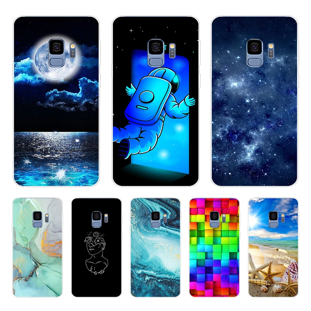 Case For Samsung Galaxy S9 Plus Silicone Case Cute Pattern Soft TPU Case For Samsung Galaxy S9 S 9 Plus Bumper Phone Case Coque