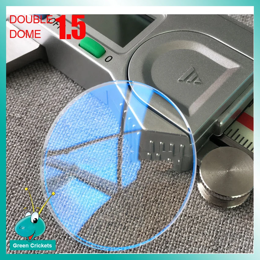 DD26325 Mineral Blue Light Watch Glass Parts 1.5mm thick 26mm-32.5mm AR Coated Double Dome Curved Surface Watch Glass