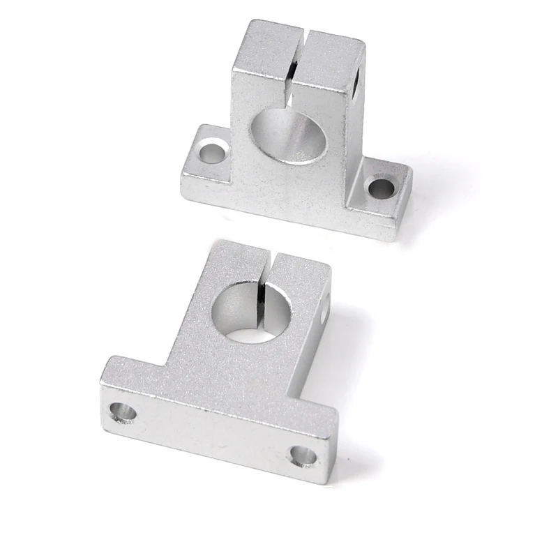 1PCS Optical Axis Bracket Fixed Seat Vertical Aluminum Supporting  Sk8 10 12 13 16 20 25 30 35 40 50 60