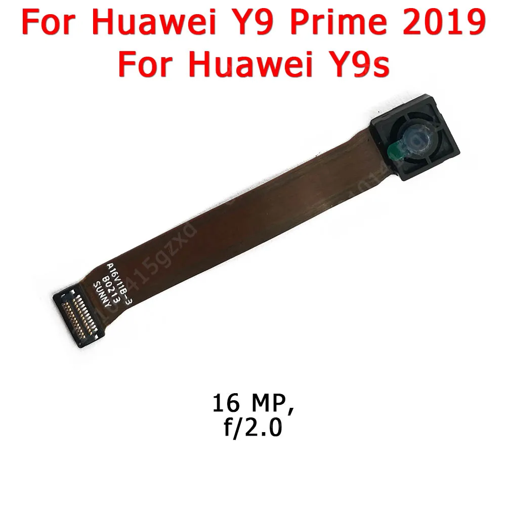 Front and Rear Back Camera For Huawei Y9 Prime 2019 Y9s Main Facing Camera Module Flex Cable Replacement Spare Parts