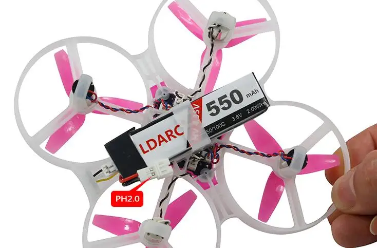 KINGKONG / LDARC piccolo 8X 85mm FPV Quadcopter RTF con motore 8520 F3 FC