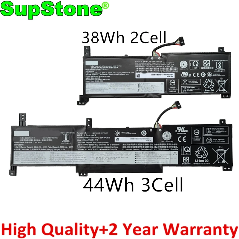 SupStone New L20L2PF0 L20C2PF0 L20M2PF0 L20L3PF0 L20C3PF0 L20M3PF0 Battery For Lenovo IdeaPad 3-14ALC6 Gen 6 V14 V15 V17 G2 ITL