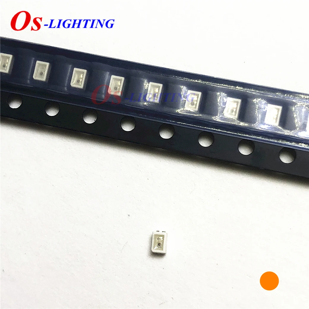 

50pcs LO M67K LOM67K Mini 0805 ORANGE SMD LED 600-609nm 2mA 2V 0.004W 5.6-22.4MCD 2.0*1.4mm light beads LOW BRIGHTNESS POWER