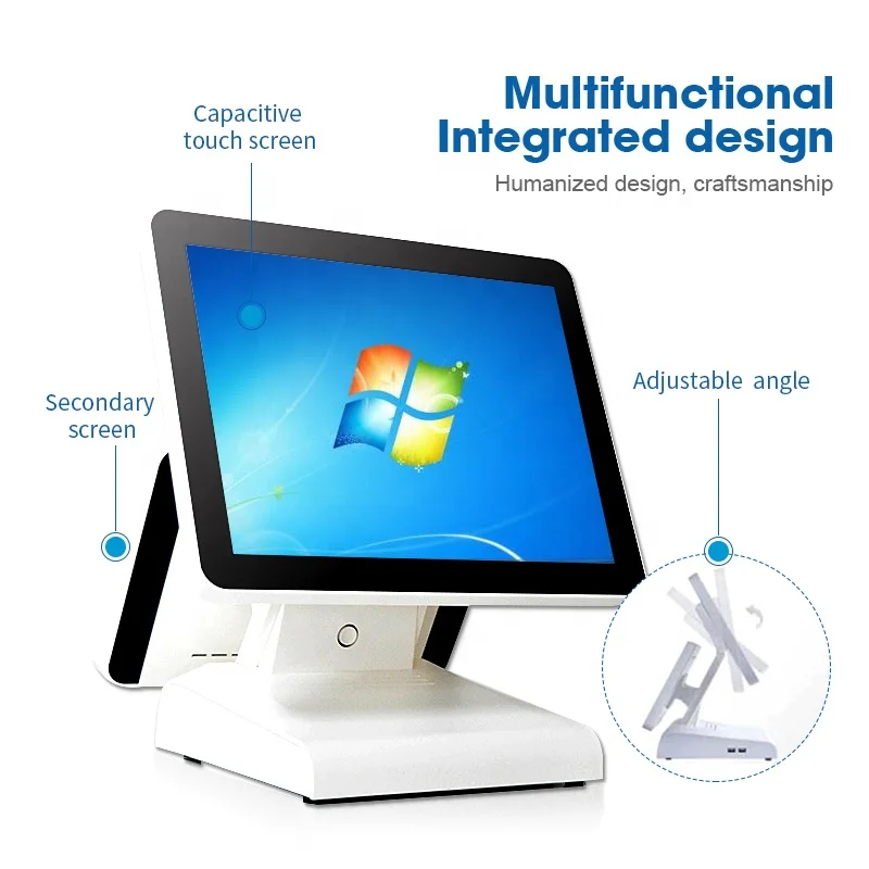 Billing Restaurant Cash Register Windows Electronic Touch POS Terminal Machine All in One System