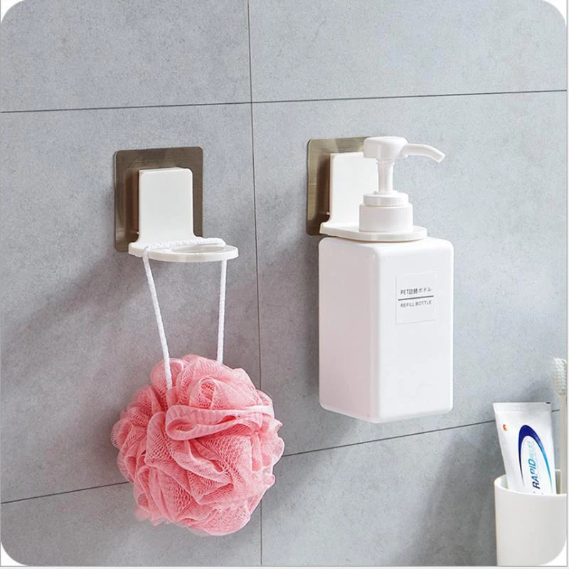 Shower Gel Wall-Mounted Storage Rack Bathroom Rack Storage Toilet Plastic Daily Necessities Bottle Storage Rack Bathroom Hook