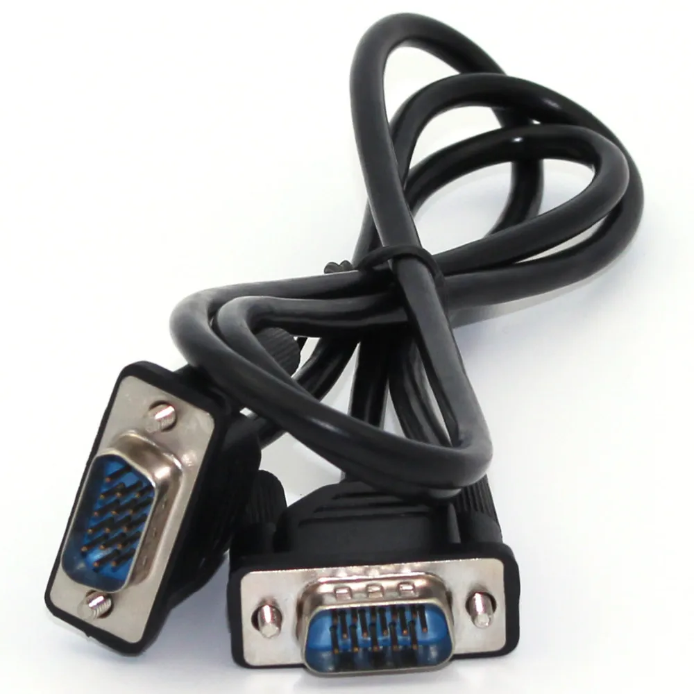 Newest Computer Monitor VGA to VGA Cable Male to Male connector 1M For PC TV Adapter Converter
