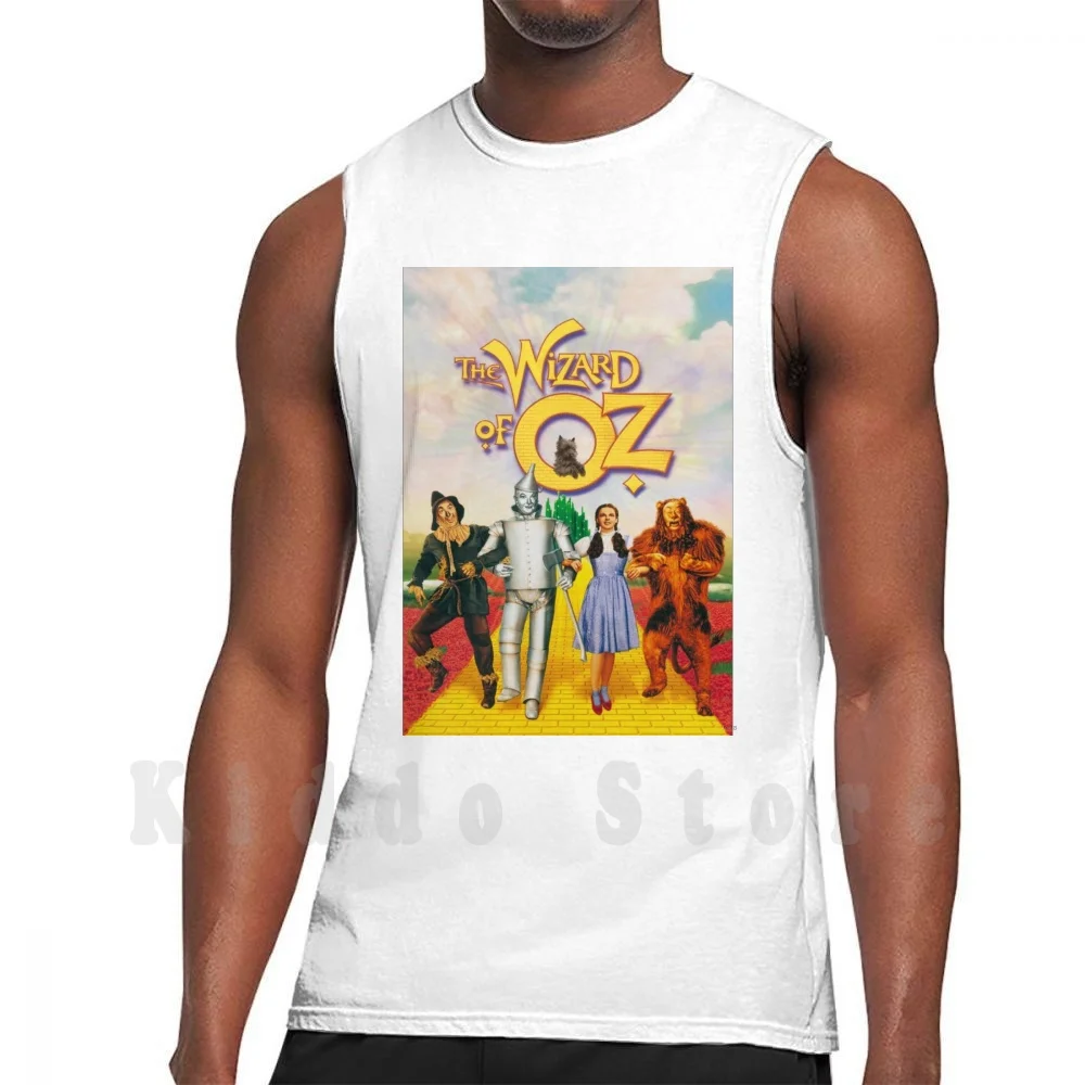 The Tank Tops Vest 100% Cotton Oz Dorothy The Wicked Toto Wizard Movie Vintage Wicked Witch Dorothy Gale Glinda