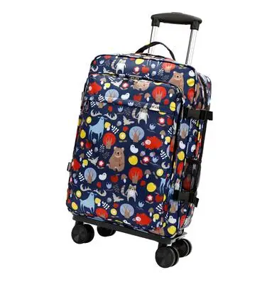 20 Inch Women Travel Luggage backpack bag cabin size travel trolley bag rolling luggag for women Wheeled Backpacks Carry-on Bags