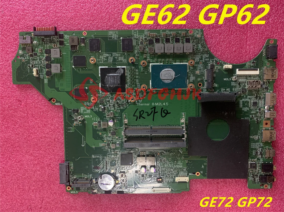 

Original High quality For MSI For Prestige PE60 6QE GE62 GE72 PE70 GP62 GP72 Laptop Motherboard WITH I5 I7 CPU MS-16J51 MS-17951