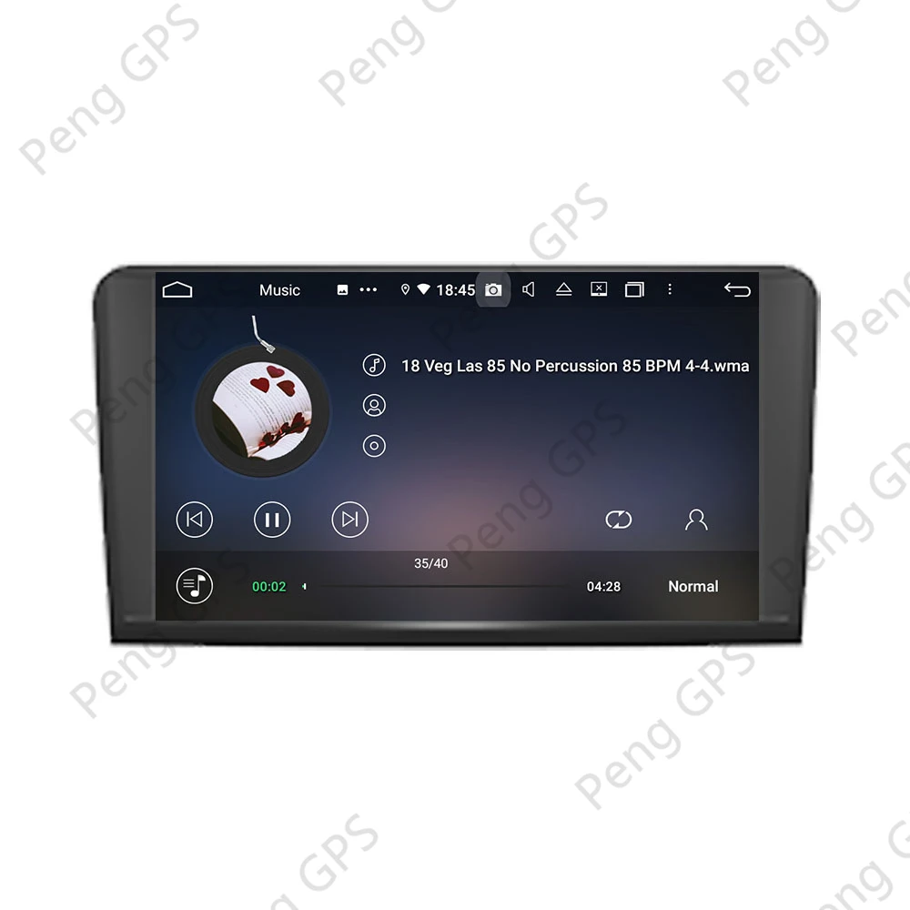 8 Inch GPS Navigation For Mercedes Benz ML CLASS W164 Android 10.0 Car Stereo Touchscreen DVD Player Multimedia AM Radio Carplay