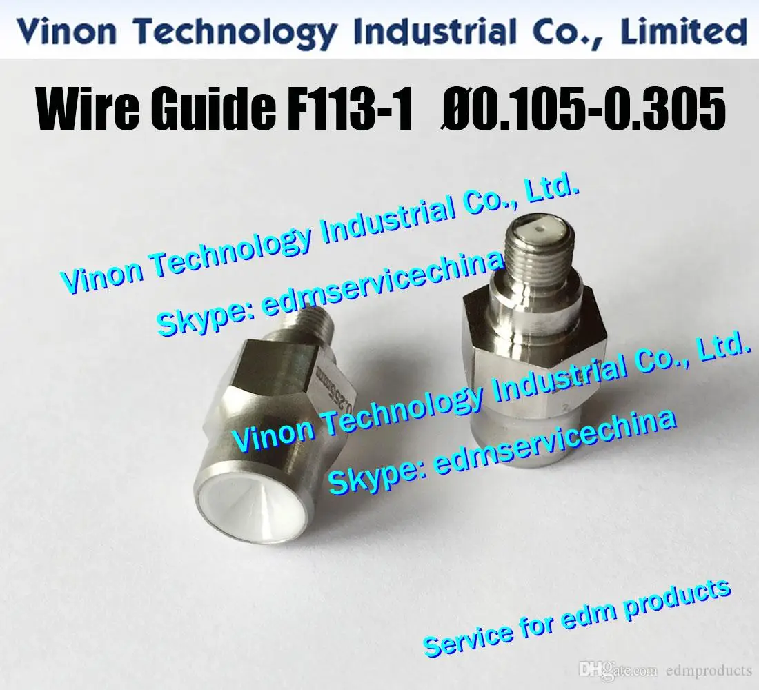 Imagem -05 - Fio Guia Mais Baixo Cerâmica Dupla A2908119-y716 para Fanuc Nível Acima Id2 ie 0ic Edm Inferior Diamante Guia d = 0.255 F1131 Ø0.255