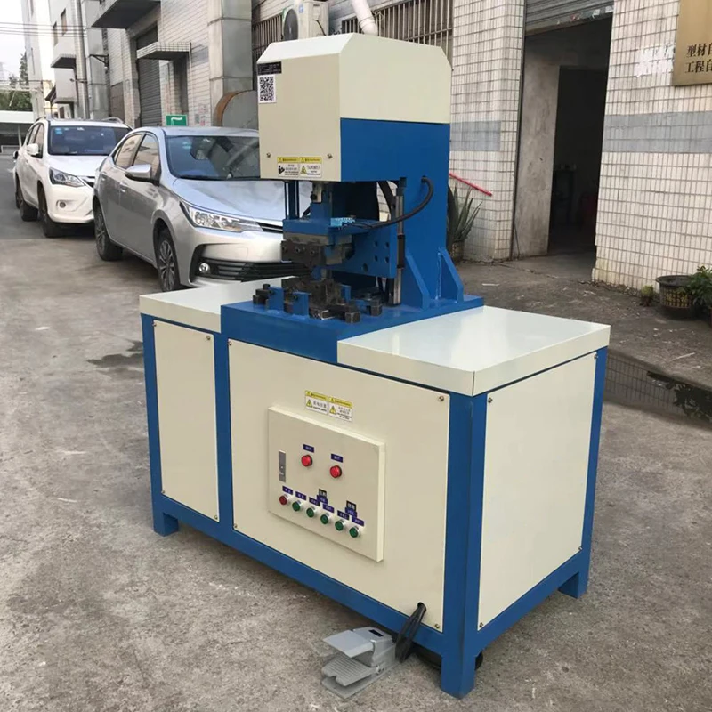 Square pipe angle Beveling Cutting  machine hydraulic cutting 90 degree angle machine angle iron channel steel cutting machine