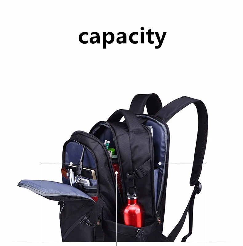 SWICKY brand woman men MP3 music USB charging fashion business casual tourist theft waterproof 15.6 inch Laptop backpack