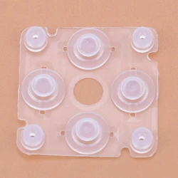 Goma conductora de silicona para Sony PSP2000/PSP3000, almohadilla de botón direccional transparente para mando PSP2000/3000