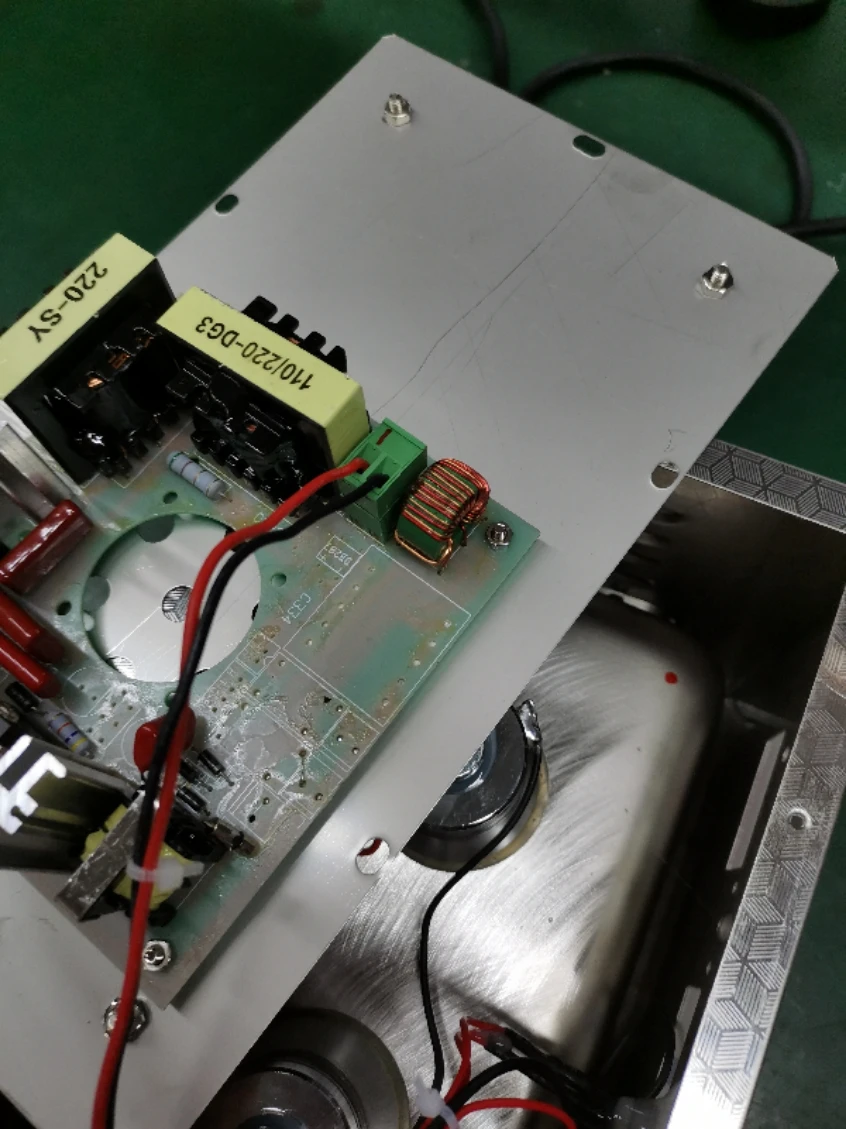 120W/40KHZ Pembersih Ultrasonik Papan Sirkuit Kit Osilator Generator Ultrasonik DIY Mesin Pembersih Sederhana Kotak Getaran Bergerak