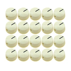 20x Ivory Vintage Style Barrel Guitar AMP Knob Amplifier Knobs for Fender Electric Guitar Parts Guitar Accessories Dropshipping