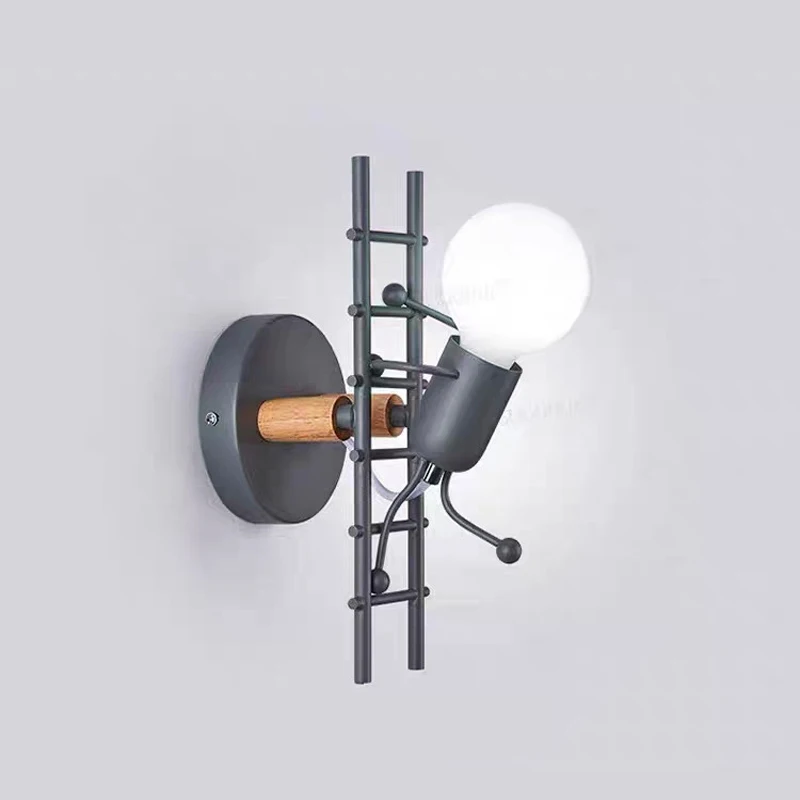 Imagem -03 - Ferro Vintage Led Modern Wall Lights Preto Branco Sutiã Verde Sala de Estar Coffee Shop Iluminação Interior Europeu E27