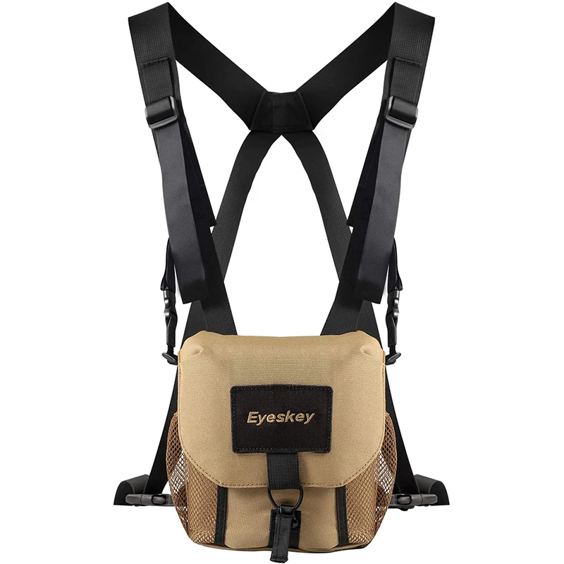 Eyeskey Universal Binocular Bag/Case with Harness Durable Portable Binoculars Camera Chest Pack Bag for Hiking Hunting