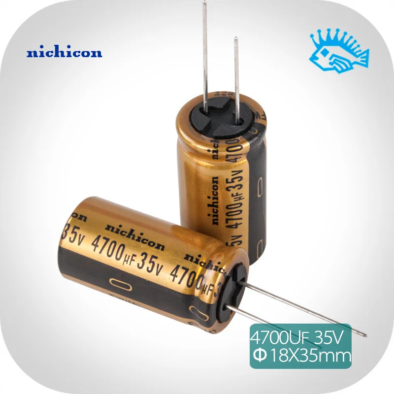 1pcs/10pcs Original Japanese nichicon FW gold 4700uF 35V4700UF audio filter capacitor electrolysis 18x35mm