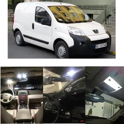 LED Interior Car Lights For Peugeot bipper aa box tepee estate boxer box 230L 244 car accessories lamp bulb error free