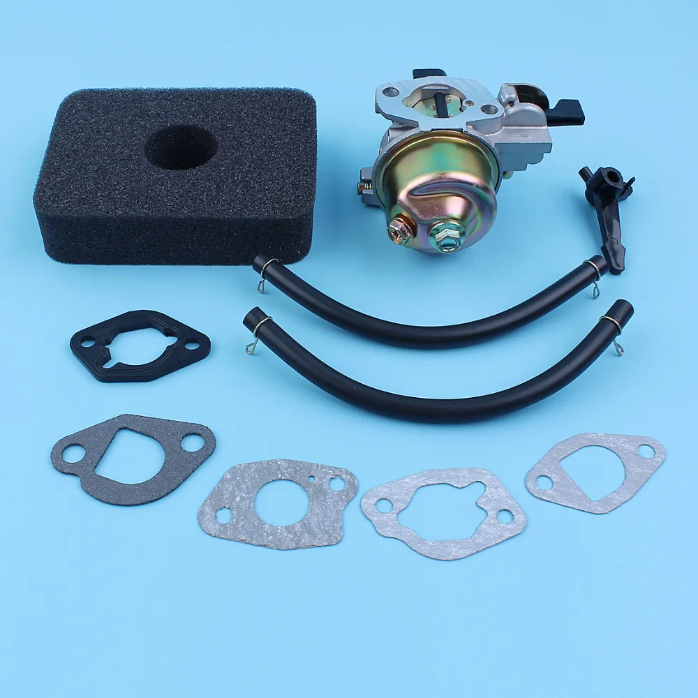 Carburetor Air Filter Foam Fuel Line Gaskets Kit For Honda GX160 5.5HP 168F GX200 6.5HP Engine Generator Lawn Mower Water Pump