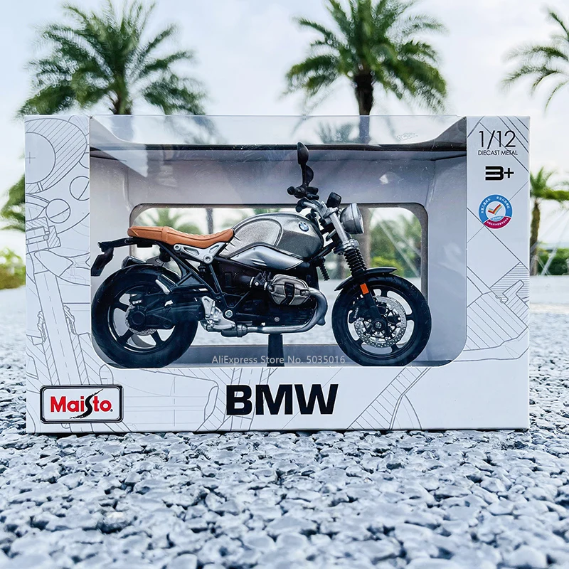 Maisto 1:12 BMW Rnine T Scrambler alloy off-road motorcycle genuine authorized die-casting model toy car collection gift