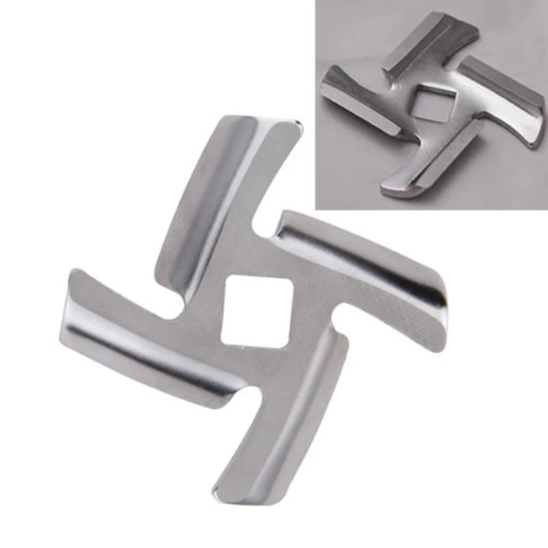 1/3PCS Stainless Steel Inner Hole 8mm Meat Grinder Parts Blade For MGB Series Meat Grinder Replacement Accessory Blades images - 6