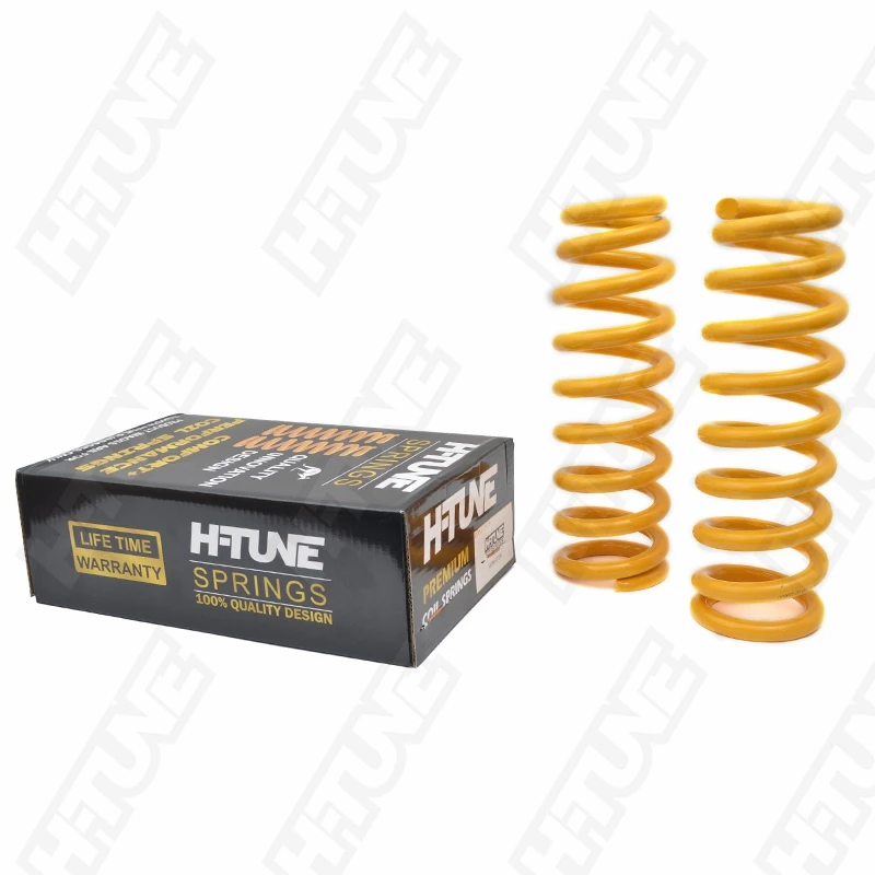 H-TUNE Spring Front Comfort Coil Springs 5MM Raised For Hilux Vigo Revo KUN GGN 25 26 KZN 35 36 2005++