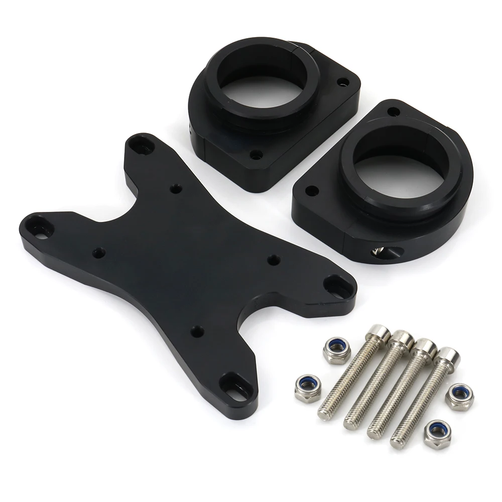 Apto para kawasaki klr650 2008-2018 2022 + klr 650 motocicleta garfo dianteiro cinta cnc suporte de alumínio