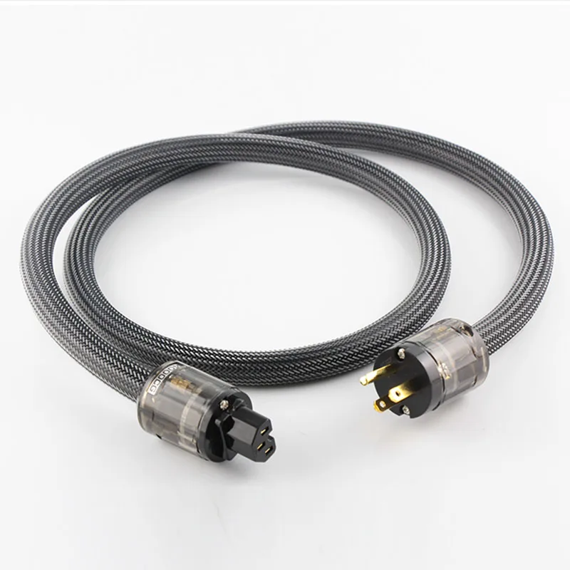 

HI-End 400 Signature US/ EU / AU Audiophile Audio Power Cord OFC Copper Mains AC Extension Power Cable For tube amplifier 10AWG