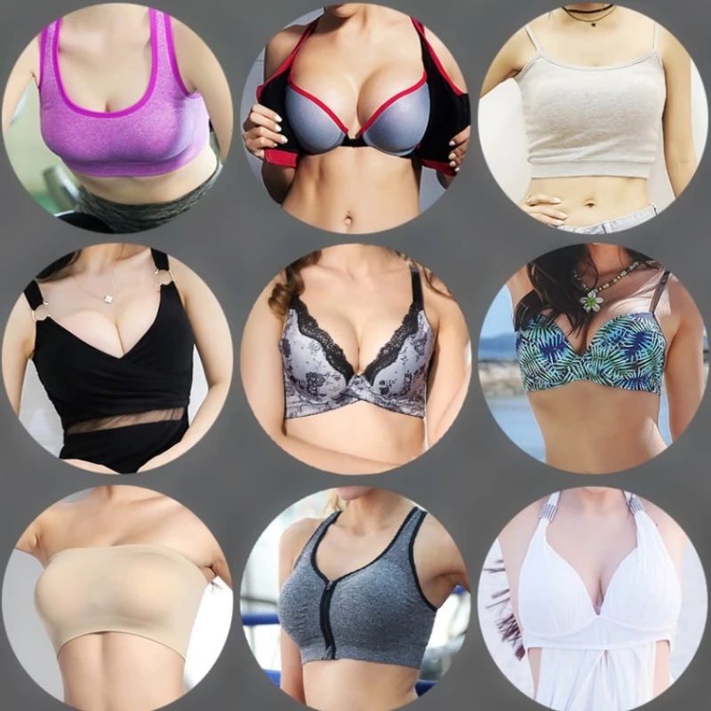 1 Pair Woman Swimsuit Pads Sponge Foam Push Up Enhancer Chest Cup Breast Swimwear Inserts Round Shape Bra Pad