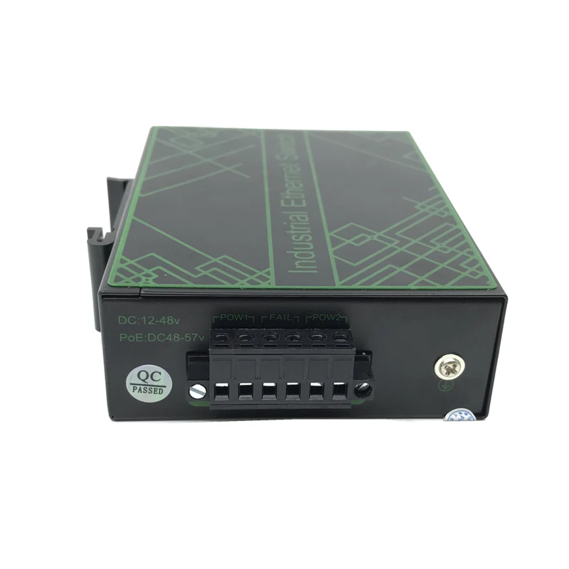 Industri Daya Tinggi Tidak Dikelola 10/100M 4 Port 5 Port Saklar Ethernet Industri untuk Keamanan CCTV Gigabit Beralih Rak Jaringan