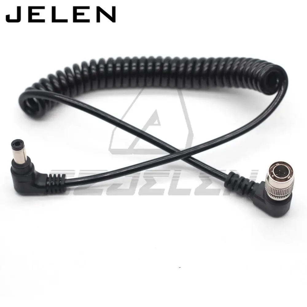 DC2.5 to Hirose 4 pin Right angle elbow plug for Sound Devices 688 633 Zoom F8 Power Cable ZAXCOM