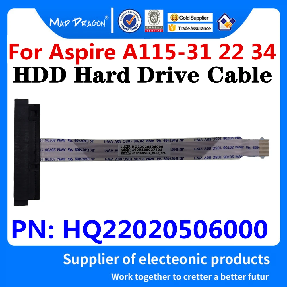 

New Original HQ22020506000 For Acer Aspire A115-31 A315-22 A315-34 NB8513 Laptop SATA SSD HDD Hard Drive Cable Connector Line