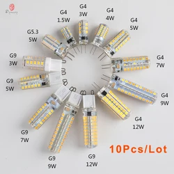 10Pcs/Lot LED G4 Bulb AC/DC 12V/220V Mini Corn Bulb Replace Traditional of Halogen Bulb For Lighting Fixture Accessories Dynasty