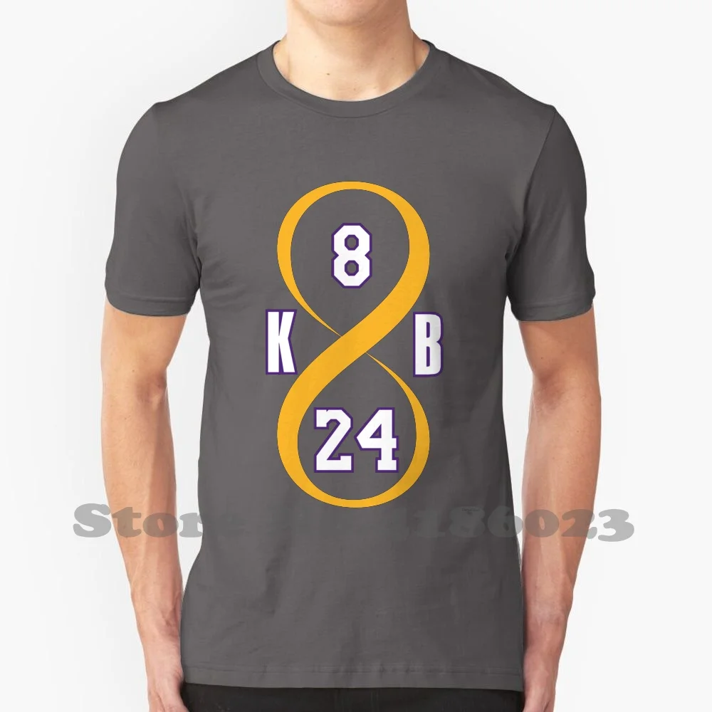 Accolades 100% Cotton T-Shirt Blackmamba Fan Art De Basketball 8 Black Mamba Forever Los Angeles Dead 24 Accolades