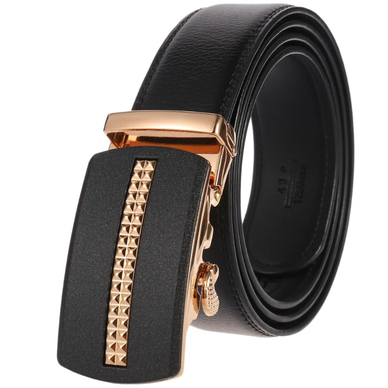 New Men Belt Fashion Alloy Automatic Buckle Belt Business Affairs Casual Decoration Belt Men's Belts Designer Belts 3.5cm Zp201