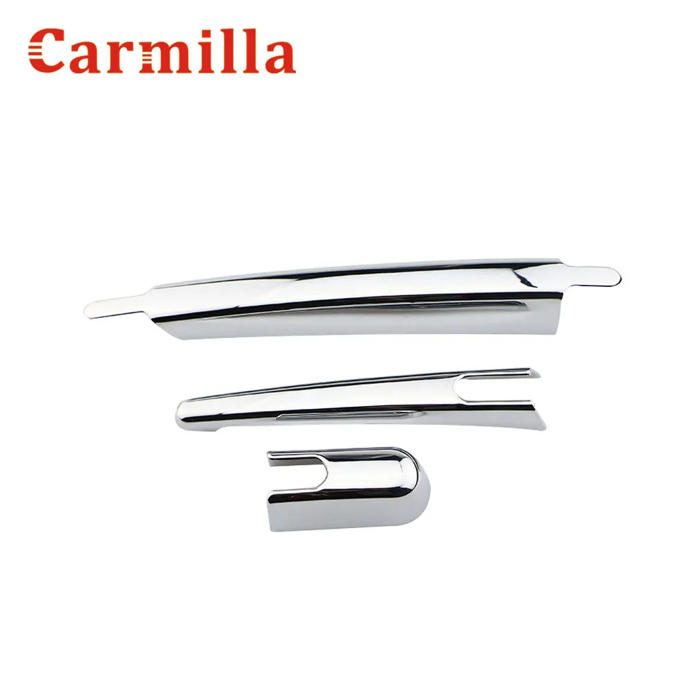 Carmilla ABS Chrome Rear Wiper Trim Sticker Window Protection Wiper Cover For Nissan Rogue X-Trail Xtrail T32 2013 - 2019