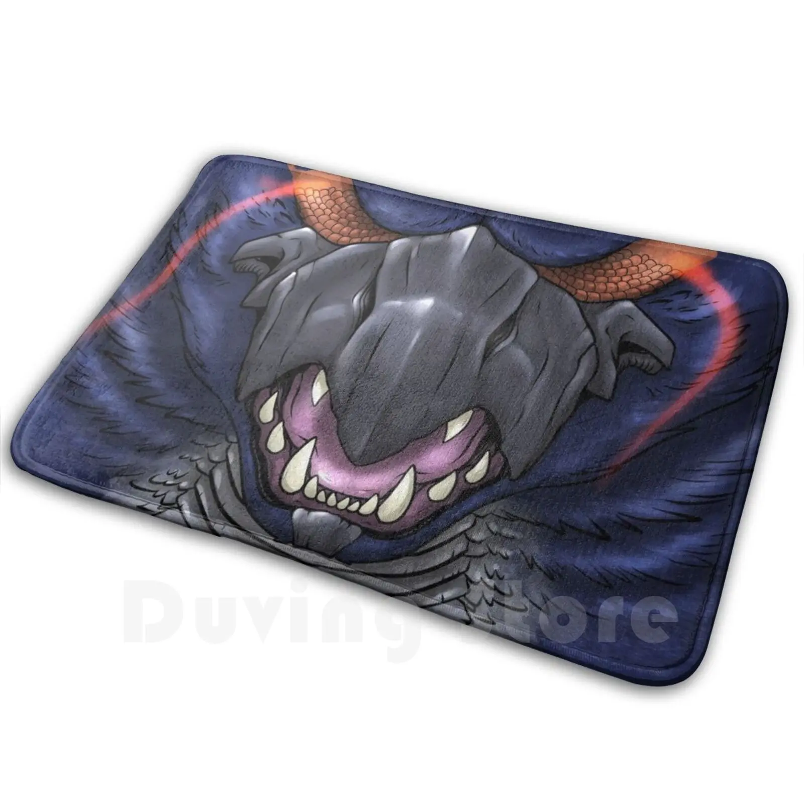 Nargacuga ( Monster Hunter World ) Mat Rug Carpet Soft Non-Slip Mat Rug 2610 Carpet Cushion Flying Wyvern Nargacuga Monster