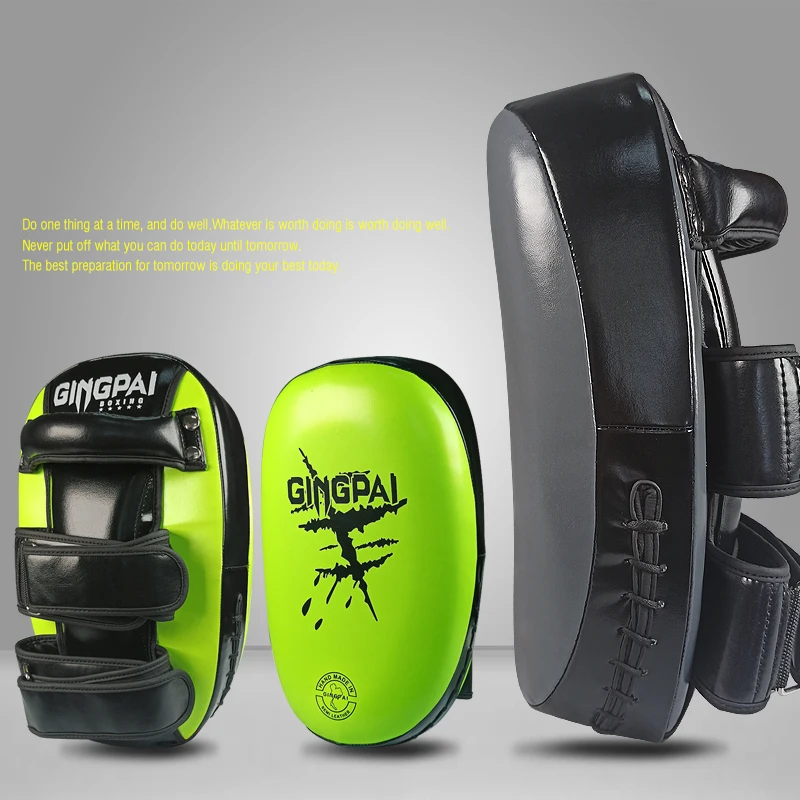 GINGPAI-Cible de boxe pour pied de sanda, nouveau matériau en PU pour muay-thaï, taekwondo, MMA