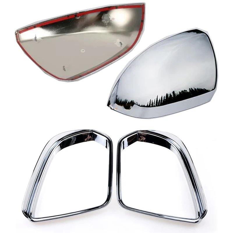 

Chrome Side Mirror Cover Rear View Overlay Shade Rain Eyebrow Trim For Mercedes Benz Vito Valente Metris V Klass W447 V250 V260