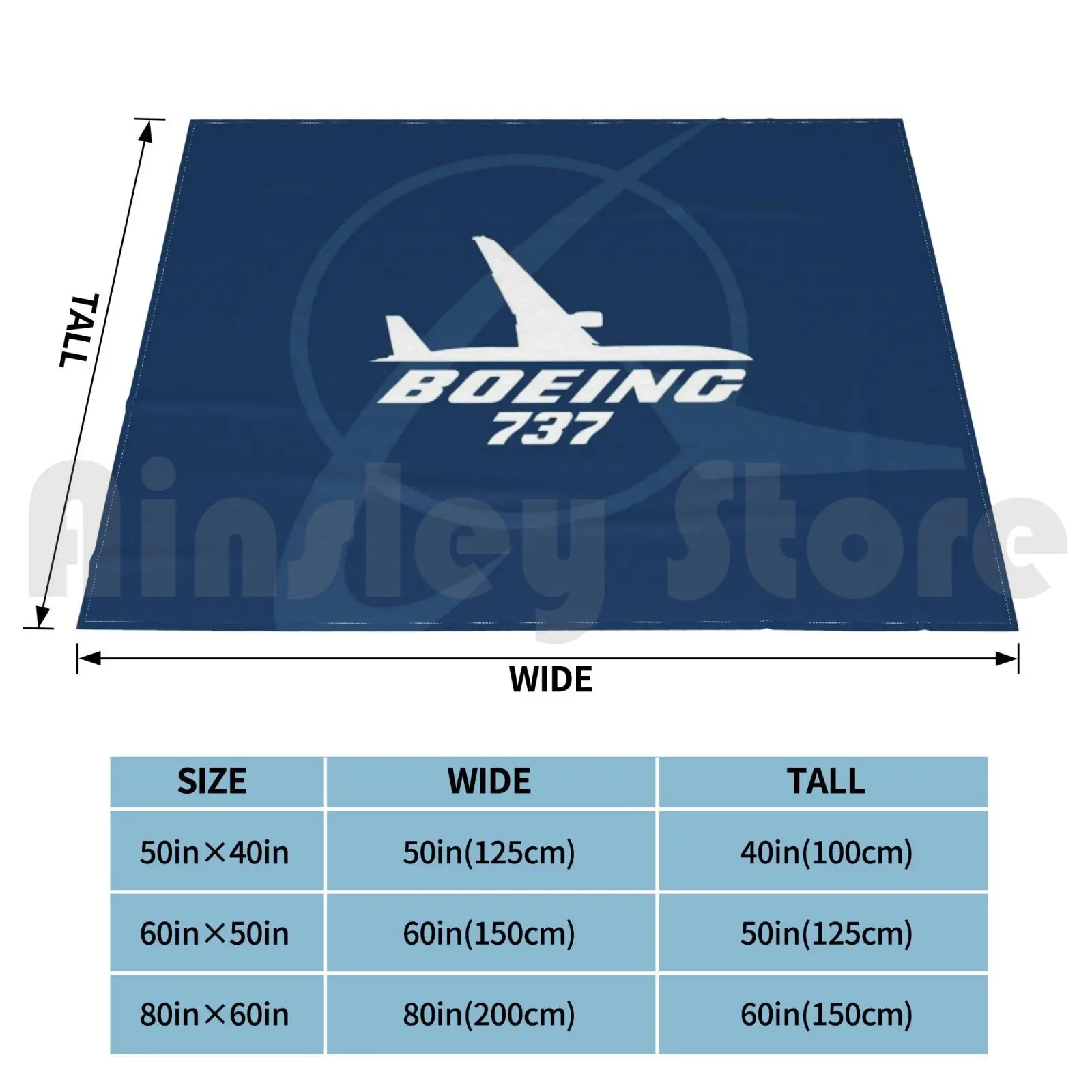 Boeing 737 Blanket Fashion Custom Boeing 737 Aviation Jet Plane Pilot Captain Stripes Four Airways Jesus Christ