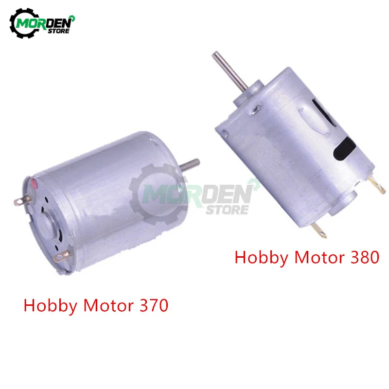 Hobby Motor 370 380 DC Motor DC 12V 24V High Speed Hobby Toy Micro Motor High Torque for Smart Car Electronic DIY