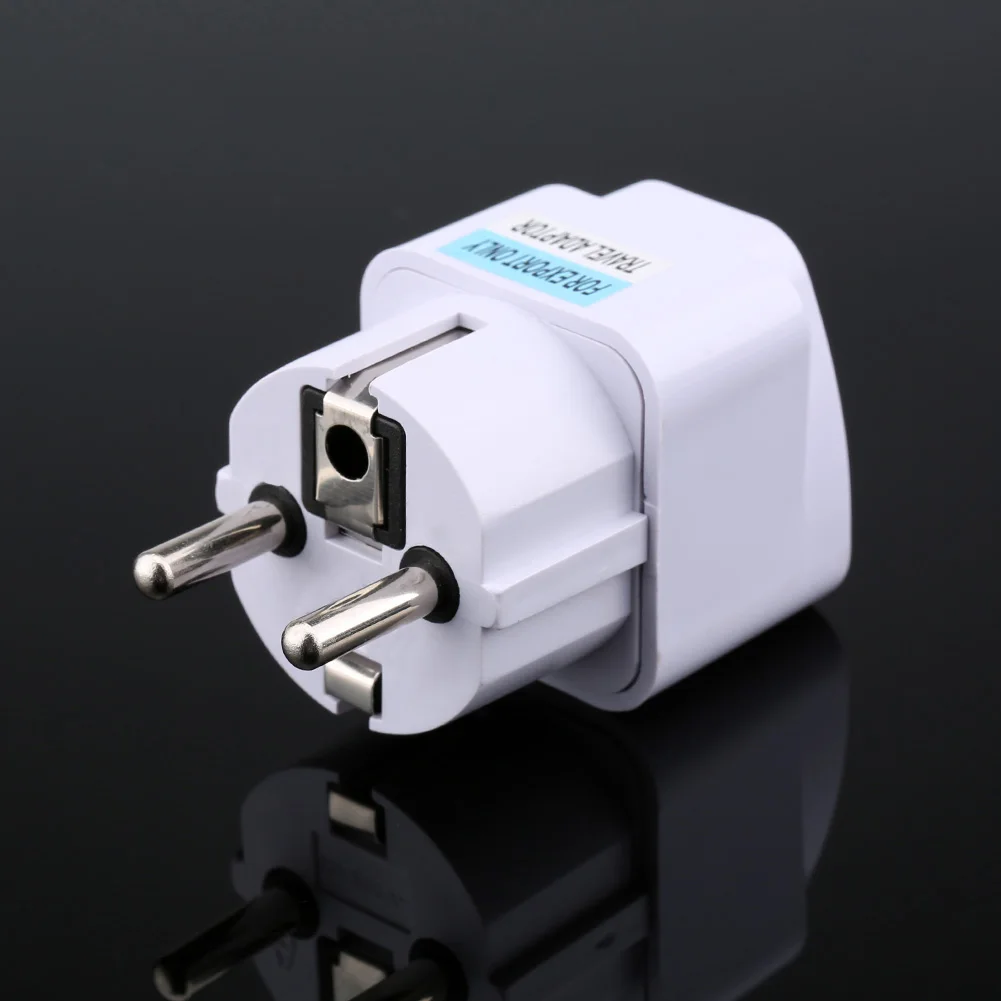 Universal US UK AU To EU Plug USA To Euro Europe Travel Wall AC Power Charger Outlet travel Adapter Electric plug converter